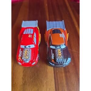 Disney Cars XRS Xtreme Drag Racing Diecast Lightening McQueen Tim Treadless Lot